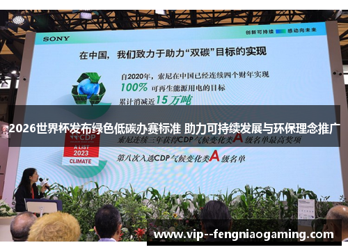 2026世界杯发布绿色低碳办赛标准 助力可持续发展与环保理念推广